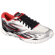 Skechers GoMeb Speed 3 Road Running Shoe - Mens-Silver/Red-Medium-13 US
