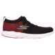 Skechers GOrun 6 Men's Road Running Shoes, Black/Red, 55209-BKRD