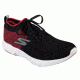 Skechers GOrun 6 Men's Road Running Shoes, Black/Red, 55209-BKRD