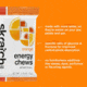 Skratch Labs Energy Chews Sport Fuel, Orange, 50g Seving, 10 Pack Singles, ECS-OR-50g/10