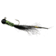 Slaters Jigs Double Trouble Jigs, Number 6 Hook, 1/32 oz. 12/Cd, Black/Black &amp; Green/Black, D4454T-32