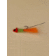 Slaters Jigs Light-nin Flash Jig Number 2 Sickle Hk-1/8 Oz. Orange Head / Lime Flash Body / Orange Tail w/Streamers 12/CD, LF6L6T-18-12