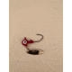 Slaters Jigs Slaters KillRSpin Jig Heads w/Willow Leaf Blade-Underspin Red Number 4 Hk. 1/16 oz. 5 Jig Heads/Pack, KSH164-5-RD