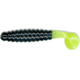 Slider Crappie Panfish Grub, 18, 1.5in, Black/Chartreuse, CSGF5