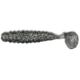 Slider Crappie Panfish Grub, 18, 1.5in, Smoke Glitter, CSGG7