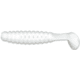 Slider Crappie Panfish Grub, 18, 1.5in, White, CSG4