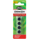 Slime Hex-Head Chrome Valve Caps, Silver, 2048-A