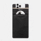 SLNT Faraday Phone Sleeve, Black Leather, Medium, SPS-MPBL