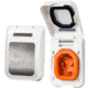 SmartPlug 50 Amp Non Metallic White Inlet - Boat &amp; RV Side 59047