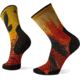 Smartwool Athlete Edition Run Raven Print Crew Socks - Mens, Tandoori Orange, Medium, SW001539823M