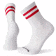 Smartwool Athletic Light Elite Stripe Crew Socks - Mens, Crimson, Large, SW001249151-L