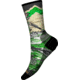 Smartwool Bike Zero Cushion Wolf Print Crew Socks, Natural, Medium, SW0019681001-M