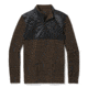 Smartwool Brookline Hybrid Half Zip Sweater - Mens, Military Olive Heather, Large, SW016323D12-L