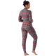 Smartwool Classic Thermal Merino Base Layer One Piece - Womens, Currant Alpine Apres, Extra Small, SW002985P9010XS000