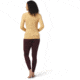 Smartwool Classic Thermal Merino Base Layer Pattern 1/4 Zip - Womens, K79 Honey Gold Dot, Medium, SW016375K79M