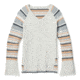 Smartwool Edgewood Striped V-Neck Sweater - Womens, Ash Heather, Small, SW016393047-S