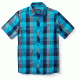 Smartwool Everyday Exploration Retro Plaid SS Shirt Mens, Sea Blue, XL, SW000330951-XL