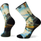 Smartwool Hike Light Cushion Mountain Print Crew Socks - Mens, G61 Mist Blue, Extra Large, SW001617G61XL