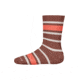 Smartwool Hike Light Cushion Striped Crew Socks - Kids, Dusty Cedar, Small, SW001693J981-S