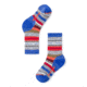 Smartwool Hike Medium Margarita Crew Socks - Kids, Bright Blue, Large, SW001268378-L