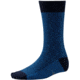 Smartwool Houndstooth Ultra Light Crew Sock - Men's-Deep Navy Heather-Medium