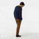 Smartwool Hudson Trail Fleece Crew Sweater - Mens, Navy, Medium, SW016215410-M