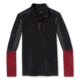 Smartwool Intraknit Merino 200 Colorblock 1/4 Zip - Mens, Black, Medium, SW016454001M
