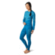 Smartwool Intraknit Merino 200 Pattern Bottom - Womens, Ocean Abyss/Wave Blue Floral Scape, Small, SW016416F34-S