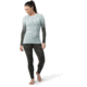 Smartwool Intraknit Thermal Merino Base Layer Pattern Crew - Womens, J21 Bleached Aqua, Small, SW016412J21S