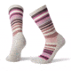 Smartwool Jovian Stripe Socks - Womens, Ash/Meadow Mauve, Large, SW0SW599B24-L