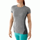 Smartwool Lightweight Short Sleeve Tee - Women's-Silver Grey Heather-Small