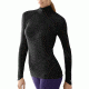 Smartwool Lightweight Zip T Long Sleeve - Women's - Black S