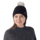 Smartwool Lodge Girl Beanie, Black/Light Gray, One Size, SW0164400071FM