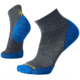 Smartwool Men's PhD Run Ultra Light Mini, Graphite/Bright Blue, Small, SW0SW170374-S