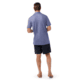 Smartwool Mens Merino Hemp Blend Short Sleeve Polo - Mens, Nightfall Blue Heather, Extra Large, SW016580P4410XL000