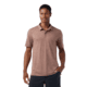 Smartwool Mens Merino Hemp Blend Short Sleeve Polo - Mens, Sable Brown Heather, 2XL, SW016580N211XXL000