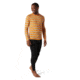 Smartwool Merino 150 Baselayer Long Sleeve - Mens, Atomic Orange Stripe, Extra Large, SW016042D49-XL