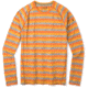 Smartwool Merino 150 Baselayer Long Sleeve - Mens, Atomic Orange Stripe, Extra Large, SW016042D49-XL