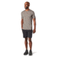 Smartwool Merino 150 Baselayer Short Sleeve - Mens, Light Gray Heather Stripe, Medium, SW000744F92M