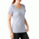 Smartwool Merino 150 Baselayer Short Sleeve - Women's-Pattern Pebble Gray-Small