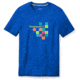 Smartwool Merino 150 Logo Tee - Men's -Bright Blue-Medium