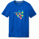 Smartwool Merino 150 Logo Tee - Mens, Bright Blue, 2XL, SW016059378XXL