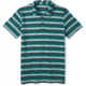 Smartwool Merino 150 Polo - Mens, Pacific Stripe, Medium, SW000216D55-M