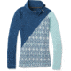 Smartwool Merino 250 Asym Top - Womens, Nile Blue Medallion, Small, SW015109C17-S