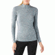Smartwool Merino 250 Base Layer 1/4 Zip, Blue Ice Heather, Medium, SW0NP221557M