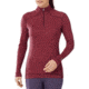 Smartwool Merino 250 Base Layer Pattern 1/4 Zip - Womens, Hibiscus Heather, Extra Large, SW0NP222488XL