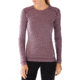 Smartwool Merino 250 Base Layer Pattern Crew, Bordeaux, Extra Small, SW014095590XS
