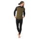 Smartwool Merino 250 Baselayer 1/4 Zip - Mens, Military Olive Heather/Black, Extra Large, SW016355E54-XL
