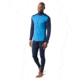 Smartwool Merino 250 Baselayer 1/4 Zip - Mens, Neptune Blue Heather/Deep Navy, Medium, SW016355E64-M