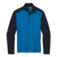 Smartwool Merino 250 Baselayer 1/4 Zip - Mens, Neptune Blue Heather/Deep Navy, Medium, SW016355E64-M
